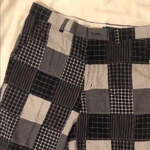 Bobby Jones patchwork gold shorts. New. Size 34.